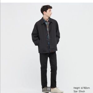 Black Mens Uniqlo Selvedge Jeans